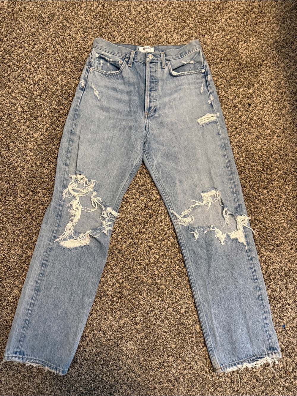 Agolde Distressed 90’s Jeans - Picture 2 of 7
